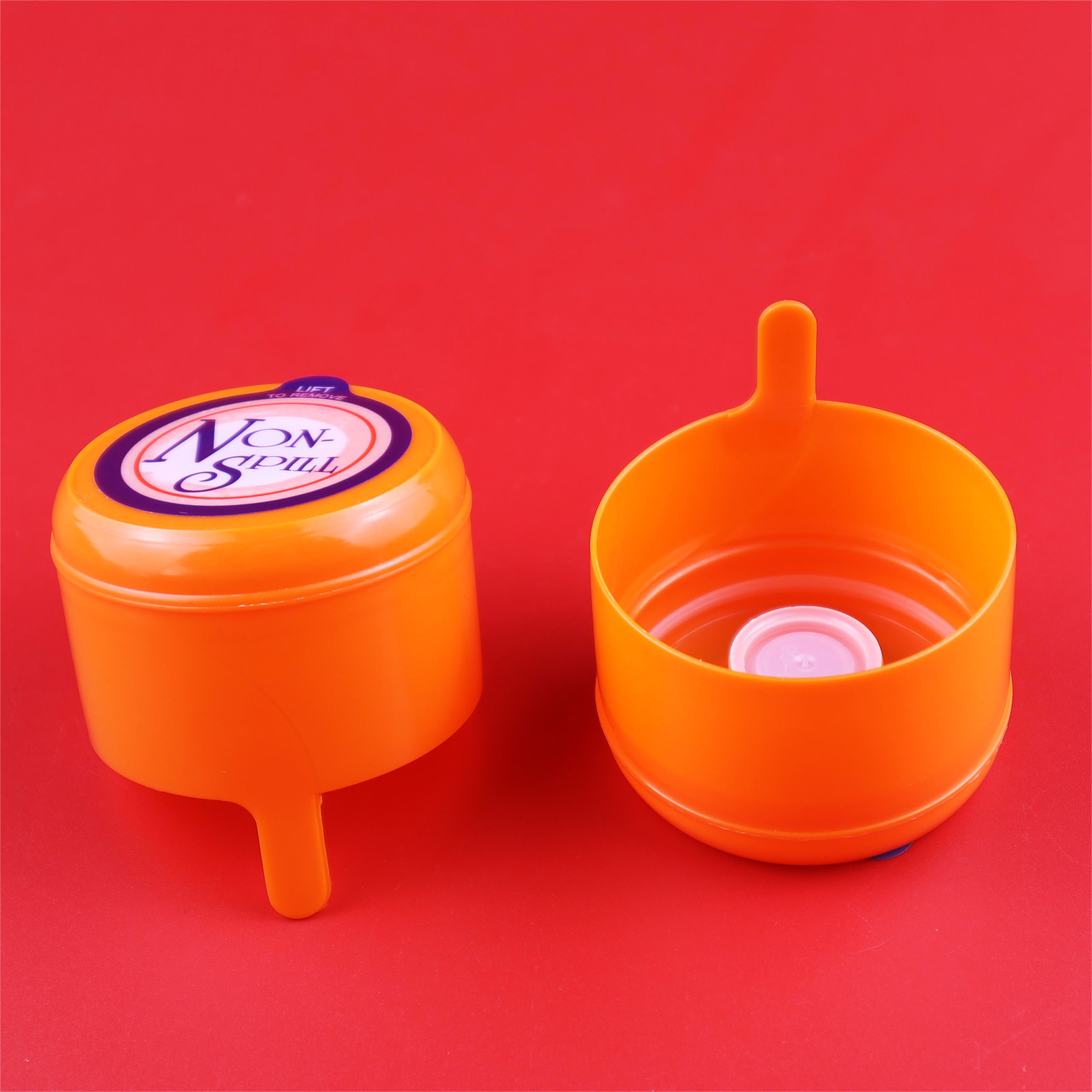 Orange Two-Color Cap view 3